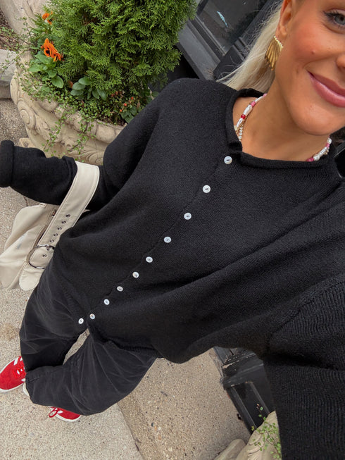 Coco Cutie Cardigan // Black